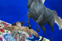 Ellenai, oil on canvas, 115cm x 115cm, 2019